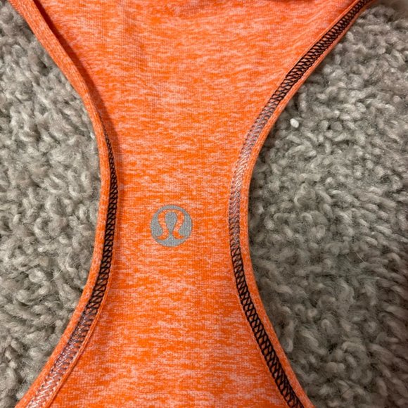EUC lululemon heathered dazzling cool racerback 4 - Picture 2 of 3